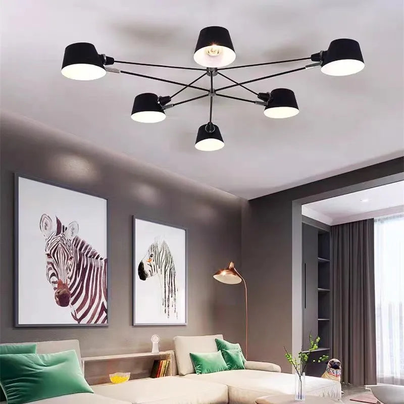 Lounge Vintage Metal Chandelier