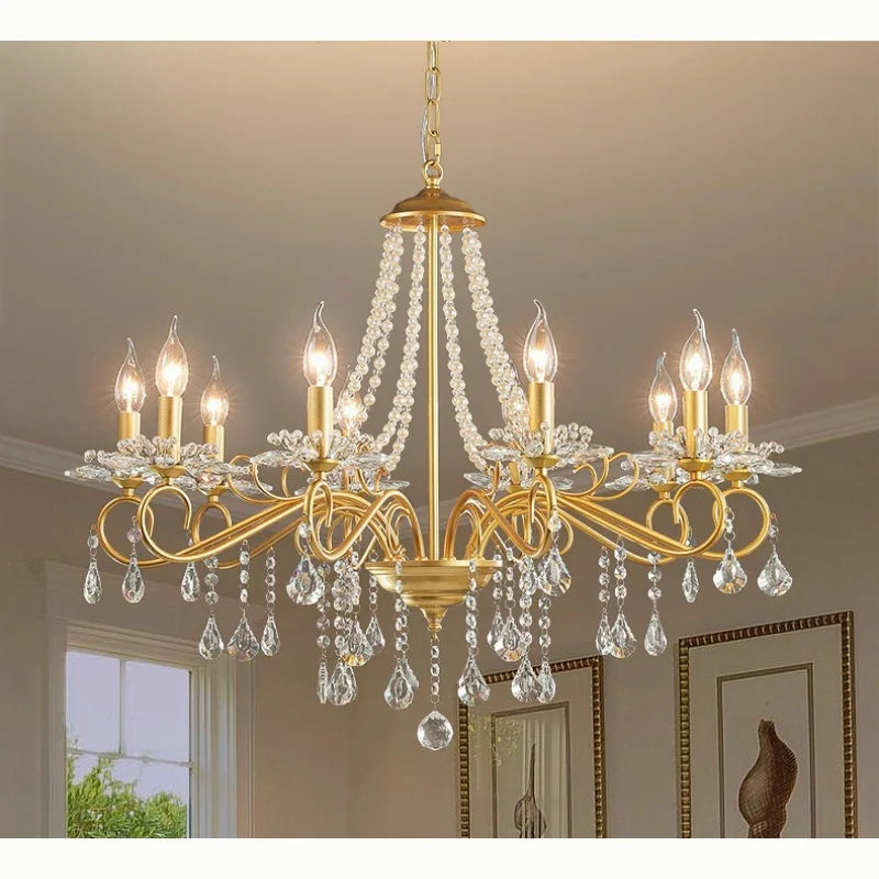 FrenchGold Crystal Chandelier
