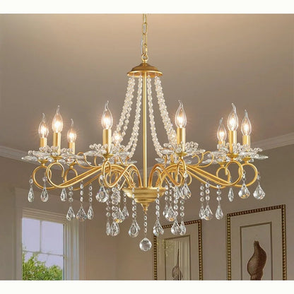 FrenchGold Crystal Chandelier