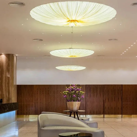 Nordic Wabi Sabi Cloth Ceiling Chandelier