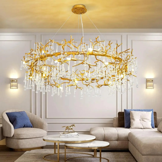 Crystal Chandelier for Dining & Living Room