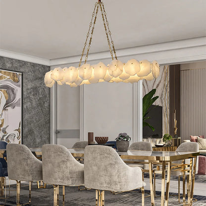Natural Marble LED Chandelier