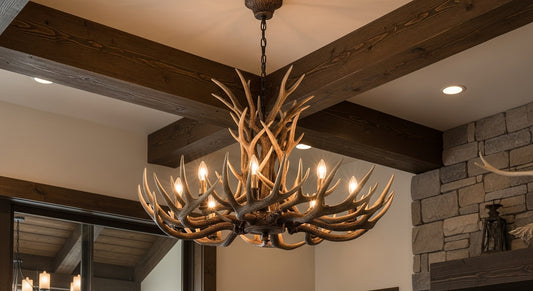 Aspen Faux Antler Chandelier