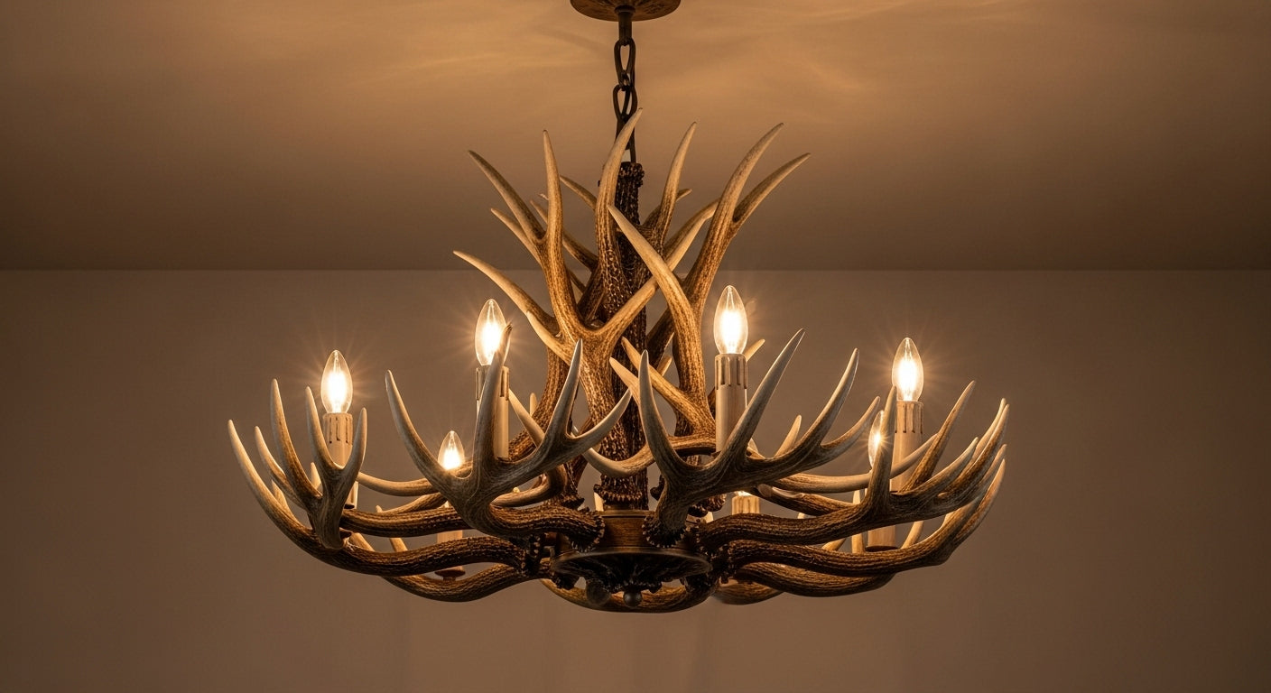 Aspen Faux Antler Chandelier