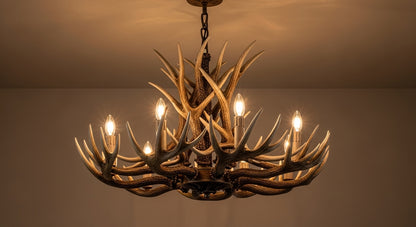 Aspen Faux Antler Chandelier