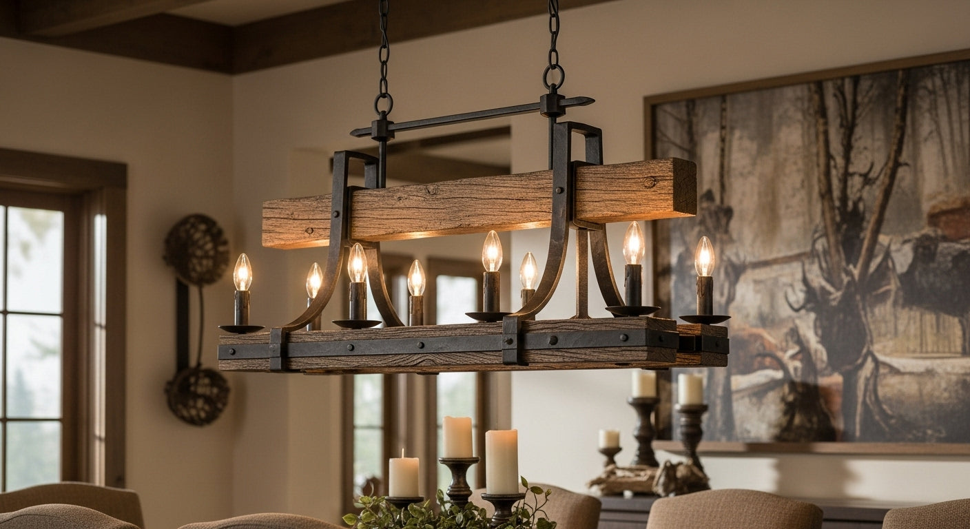 Sierra Rustic Chandelier